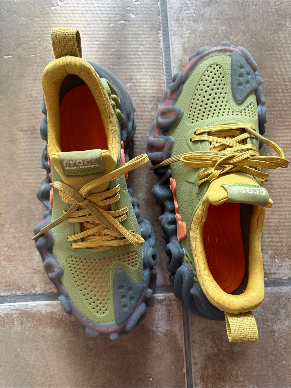Salehe Bembury x Crocs Juniper “Tahini” Terrain Sneakers - Picture 14 of 15